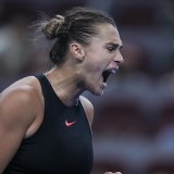 Aryna Sabalenka a dominé Zneg Qinwen en deux sets à Ryad KEYSTONE/AP/Andy Wong